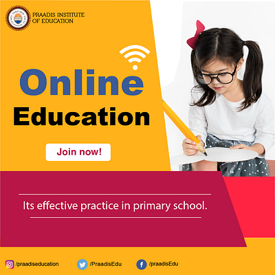 ONLINE EDUCATION AND ITS EFFECTIVE PRACTICE IN PRIMARY SCHOOL. bestelearningapp elearning learningapp praadisedu praadiseducation practice primary primaryschool