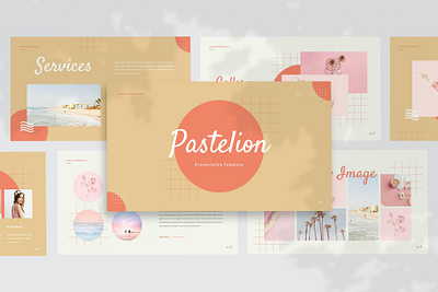 Pastelion - Pastel Style Presentation Template branding design designposter education graphic design illustration keynote landing page multipurpose page pastel style powerpoint presentation presentation template purpose services startup style style presentation vector