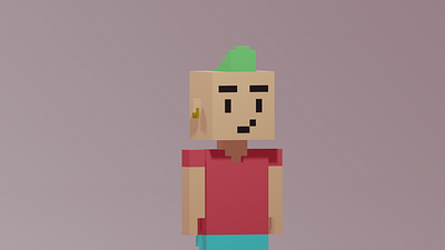 punky 3d graphic design