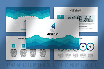 CloudPlan Multipurpose Template clean colorful company corporate design google slides keynote modern multipurpose multipurpose template photography pitch deck portfolio powerpoint studio template unique web design web development website