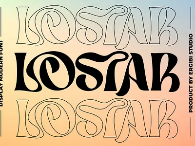 Lostar - Modern Display Font beauty branding cute design font fonts headline lettering ligature logo logotype luxury magazine poster quotes sans serif serif typeface typography unique