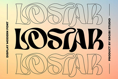 Lostar - Modern Display Font beauty branding cute design font fonts headline lettering ligature logo logotype luxury magazine poster quotes sans serif serif typeface typography unique