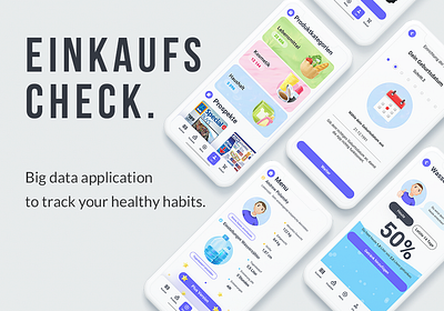 EinkaufsCHECK app design design illustration logo mobile app mobile design ui ux ui design ux design uxdesign