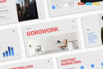 Grey Red Blue Modern Company Profile & Business abstract blue modern branding business company profile concept creative design grey red illustration infographic landing landing page pitch powerpoint ui web web development web maintance website