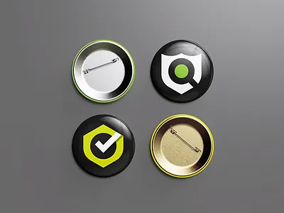 Badge badge certification design logo logo designer logomark nepal rokaya secure security shild symbol