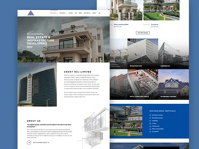 ANANT RAJ LTD branding design graphic design typography ui