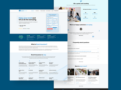 Eventsured branding design graphic design illustration typography ui