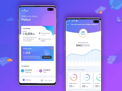 Mobile app #01. Banking App account ai balance bank banking branding card credit credit card design expense fintech income ui ux