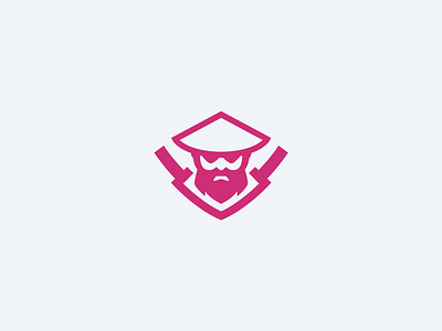 Ronin Logomark gaming japanese logo mascot ronin samurai warrior