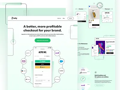 Rally Website b2b brand brand agency brand designer brand studio branding crypto decentralized ecommerce headless logo mockups modern nft