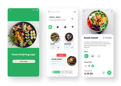 Food Delivery App app graphic design typography ui ux