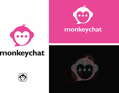 monkeychat adobe illustrator adobe photoshop animallogo animation branding business business logo businesscard custom logo design goldenratio graphic design icon illustration logo logodesign monkeychat monkeyicon monkeylogo motion graphics