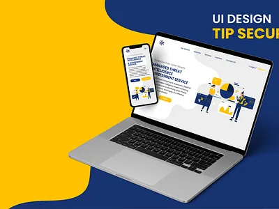 Tip Security UI Design app branding design illustration logo security ui typography ui ui design ux ux design vector web uii website