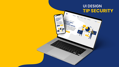 Tip Security UI Design app branding design illustration logo security ui typography ui ui design ux ux design vector web uii website
