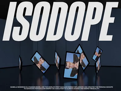 ISODOPE Visual Strategy branding font logo motion graphics positioning strategy synchronized synchronized.studio type