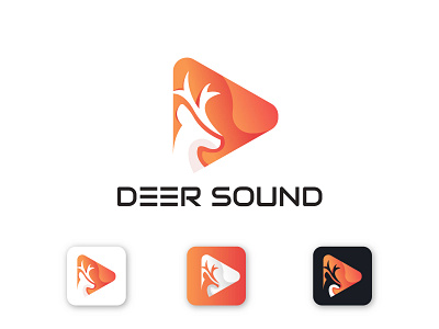 Deer Sound Logo Design | Music Company Branding branding branding design colorful logo corporate logo deer logo deer minimal logo deer music deer skull logo design design dj logo guitar logo illustration logo music logo music note piano logo sound logo vector