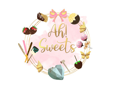 Bakery & Sweets logo branding design graphic design illustration logo vector