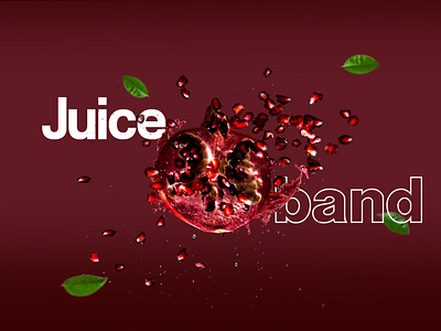 Juice company "Juice band" branding design figma juice landing page tilda ui webdesign website