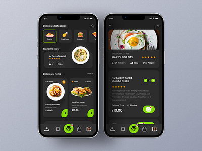 Food Delivery App UI design app app clean ui app design app ui app uiux clean app delivery app food food app uiux food delivery food delivery app foodapp minimal app minimalist mobile app mobile app ui order ui user interface ux