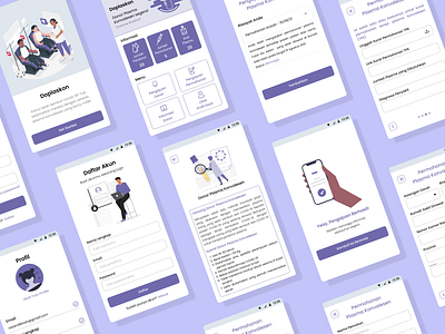 DOPLASKON (Donor Plasma Konvalesen) UI Design app design donor doplaskon illustration konvalesen mobile plasma typography ui ux
