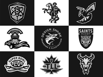 2021 Design Wrap athletic badge bold brand identity branding illustration lacrosse logo logo design mascot mascot design rugby shark sports sports logo sports mascot tiger typography vector yellow jacket