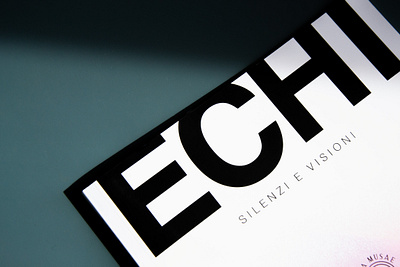 Echi - Art catalogue art art brochure art catalogue artist blue orange branding brochure catalogue catalogue design logo simone checchia