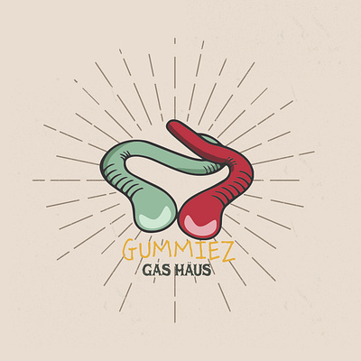 Gummiez | Gas Haus branding design graphic design illustration logo typography vector