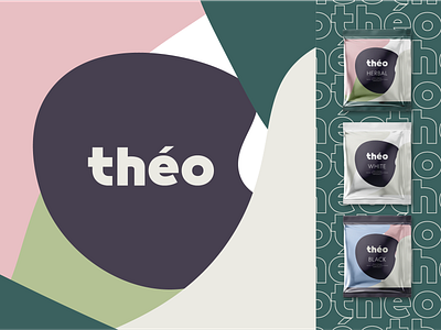 Branding & Packaging design for Theo beverage branding color drink label logotype natural packaging pattern tea tea bag tea branding tea packaging