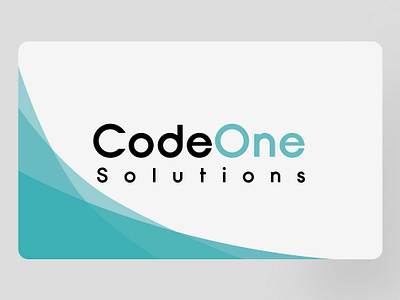 CodeOne - Business Card Design branding business card clean code codeone cover cover page design graphic design header illustration logo minimalistic new one simple ui ux