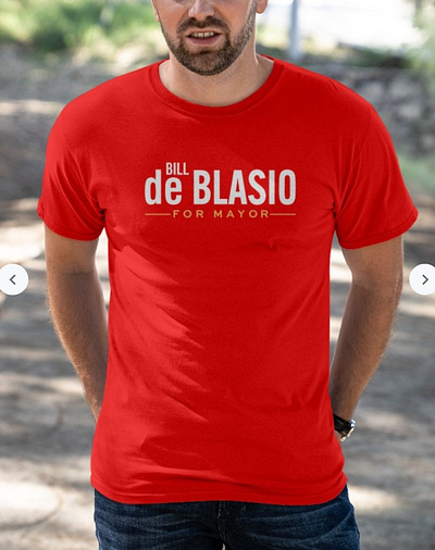 Bill De Blasio for Governor T Shirt bill de bill de blasio