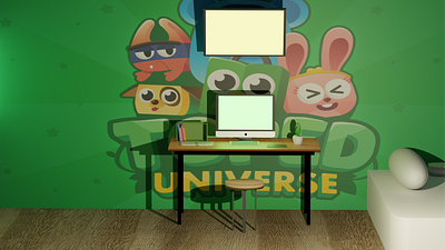 Tokopedia Workspace 3d blender design illustration tokopedia ui uiux workspace