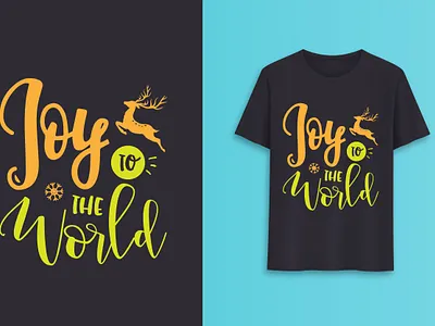 Joy to the World | Christmas Tshirt Design amazon t shirts best t shirt design design etsy t shirts free t shirt design illustration t shirt design maker t shirt design online free unique graphic t shirts