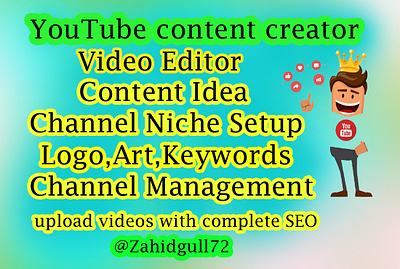 I will youtube content creator and video editing studio for you top10 top10 video video content video content creator video creation video creator video editing video production youtube youtube logo youtube video