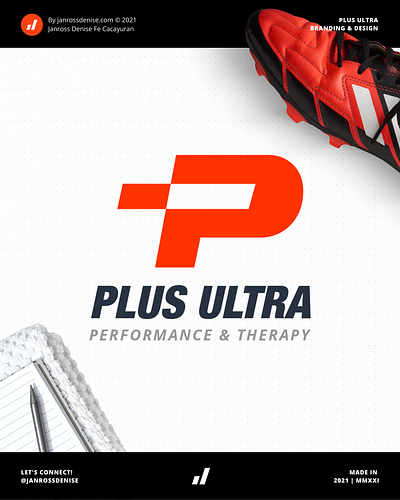 Plus Ultra Performance & Therapy branding design graphic design logo minimalist simple