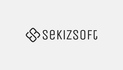 Sekizsoft Logo Design brand branding creative design designer icon illustration logo ui vector