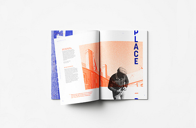 Annual Report Publication Design contrast colours design grain graphic design layout magazine overprint photography photomontage pointalism stipple typography vibrant