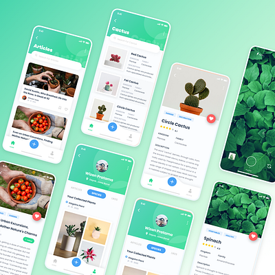 Tetaneman - All in one Plant Apps plant tree ui uidesign