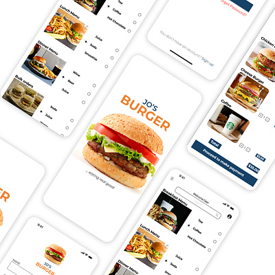 Food Delivery Mobile App app design food delivery mobile ui ux visuals