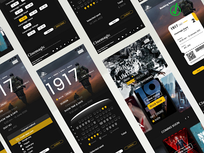 Movie ticketing app app branding design graphic design interface interface design logo mobile app movie movie ticketing app reservation reservation app seat reservation app ticket ticketing app ui ui ux ux ux design