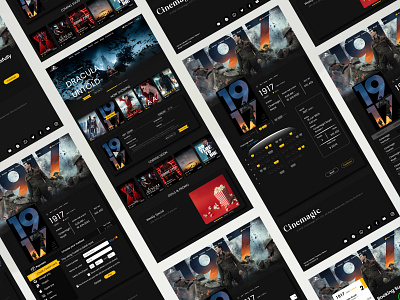 Movie seat reservation Website UI app branding design illustration movie reservation seat reservation typography ui ui ux ux vector website