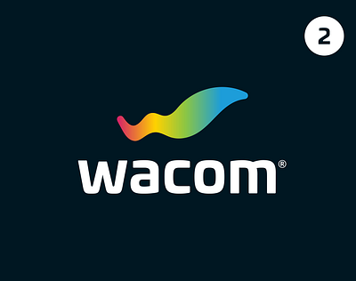 Wacom Logo Redesign v2 brand identity branding graphic design graphic design logo logo minimalistic logo stylish logo tablet logo wacom wacom logo wacom logo redesign