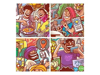 Korra Mural Design- CU 1 3d animation branding design expression graphic design illustration india indian logo motion graphics satishgangaiah ui vector