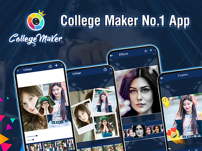 College Maker App UI app ui branding college maker college maker app ui editing app graphic design logo motion graphics photo edit photo light photoeditor ui ui design