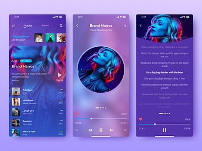 Music Player daily ui daily ui challenge design figma music player ui uidesign