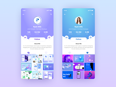 User Profile daily ui daily ui challenge day06 user profil design figma ui user profil