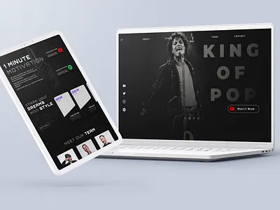 Brand Landing Page branding darkmode design minimal