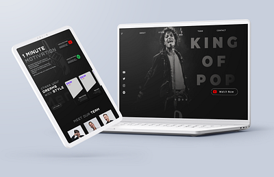 Brand Landing Page branding darkmode design minimal