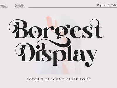 Borgest Display display elegant fashion font logo design magazine sanserif serif stylish typography vintage