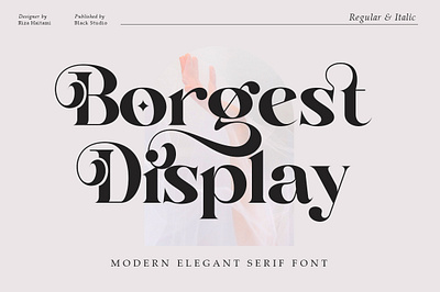 Borgest Display display elegant fashion font logo design magazine sanserif serif stylish typography vintage