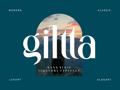 giltta sans serif font sans serif vintage